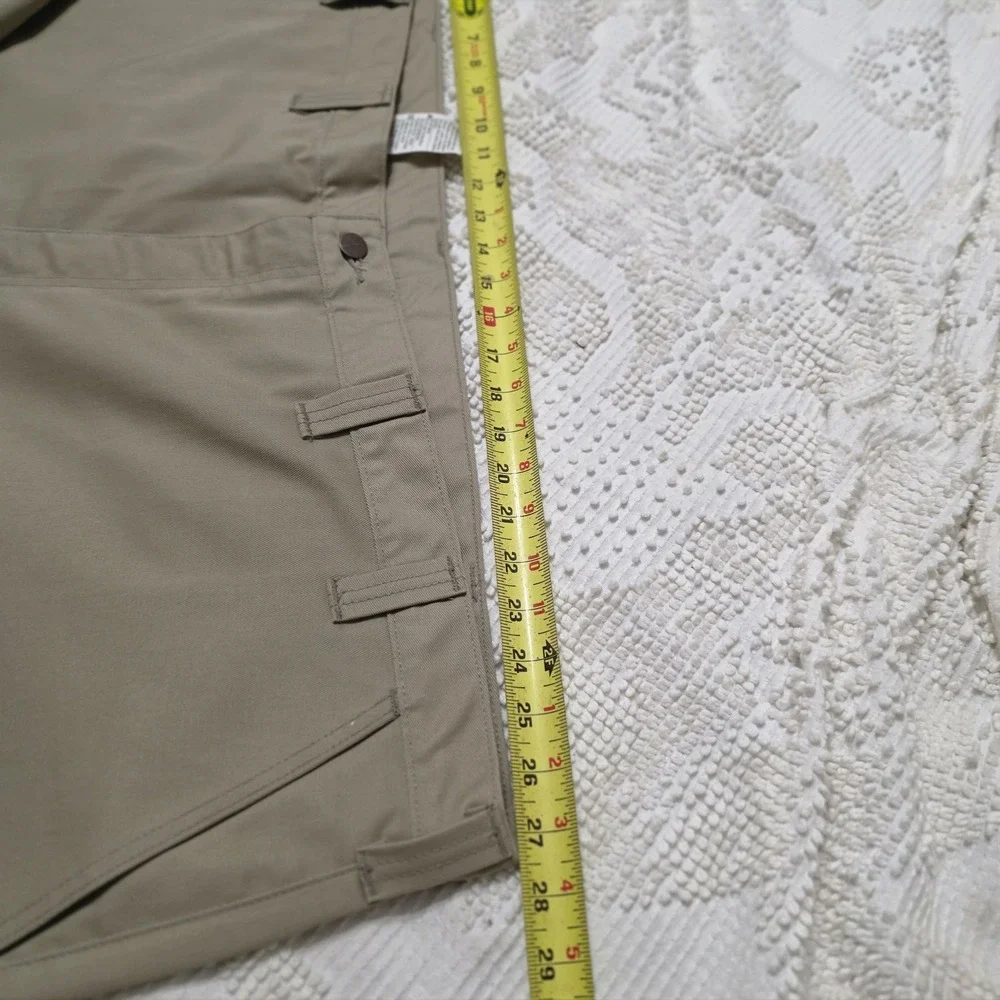 Carhartt Pants 56x32 Mens Khaki Blended Twill Work Chino Straight Leg Flat Front